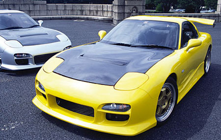 D-SPEED  RX-7 FD3S HELL CAT SPEC R オプションネット（センター下部)