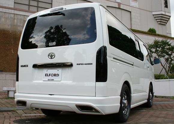 ELFORD ハイエース　200 リアバンパー スポイラー