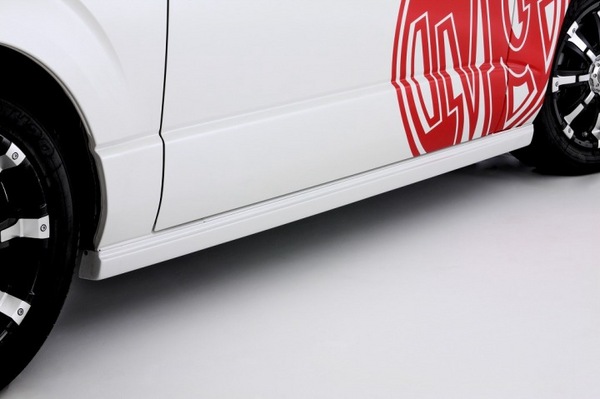 ESPRIT PREMIERE ハイエース 200系 3型 標準ボディ プレミアエアロ サイドスポイラー