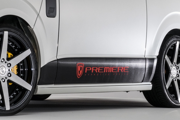 ESPRIT PREMIERE ハイエース 200系 4型 標準ボディ (13.12-) PREMIERE サイドスポイラー