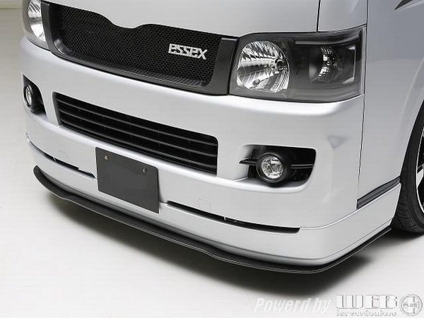essex  ハイエース 200系 標準ボディ 1/2型 フロントリップスポイラー バージョン1 FRP製