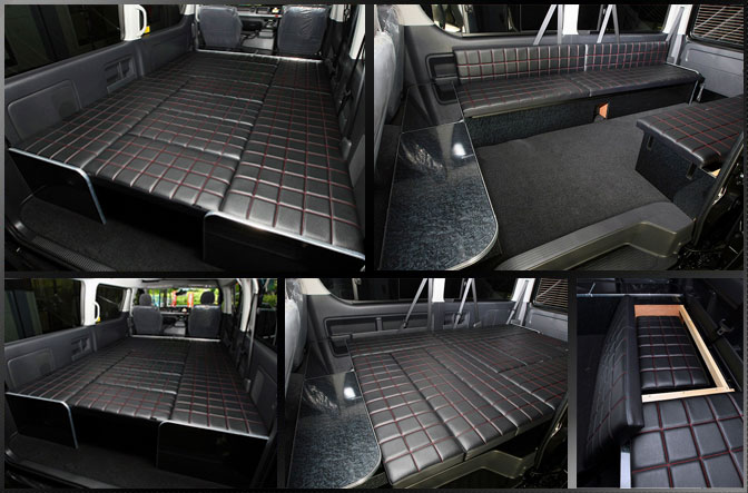 FEEL / Hearts ハイエース 200系 Bed Kit TYPE 4 ワゴンGL専用