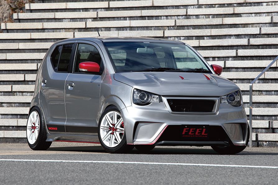 FEEL アルトワークス/ターボRS HA36 STREET TYPE Rシリーズ F・S・R・R/W 4ピースセット