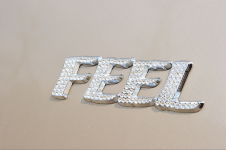 FEEL パレットSW FEELロゴエンブレム(クリスタルスワロバージョン)