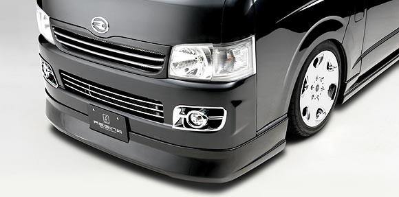 FLEDERMAUS ハイエース 200系 前期 TYPE1 フロントハーフスポイラー