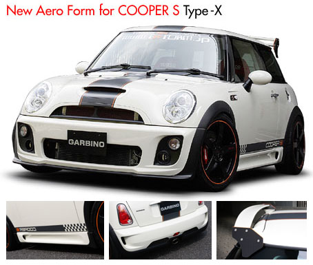 GARBINO BMW Mini R53 クーパーS TypeX フロントバンパースポイラー