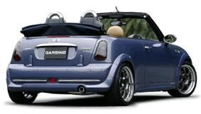 GARBINO BMW Mini R50(後期) & R52(コンバーチブル) リアハーフスポイラー