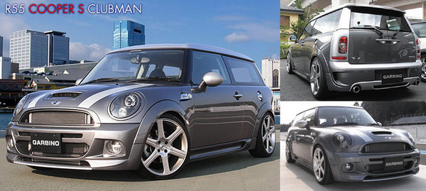 GARBINO BMW Mini R55 クーパーS 前期  クラブマン フロントバンパースポイラー