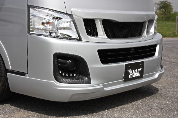 GARAGE VARY NV350キャラバン E26 ワイドボディ フロントリップスポイラー ウレタン製