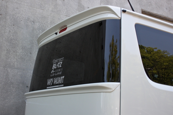 GARAGE VARY エブリイ DA17W/V用 標準ルーフ用リアルーフスポイラー