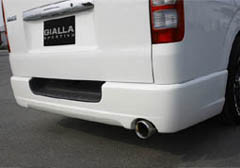 GIALLA ハイエース 200系 標準ボディ SPORT4O REAR BUMPER SPOILER(被せタイプ)