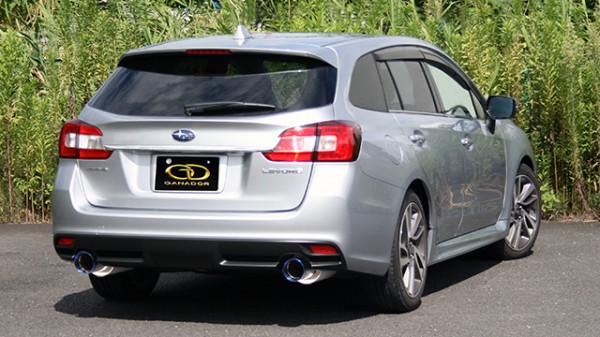 GANADOR レヴォーグ VM4 1.6L (H26.6～) Vertex Sports マフラー 左右出し サークル