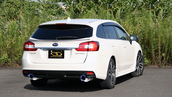 GANADOR レヴォーグ VM4 2.0L (H26.6～) Vertex Sports マフラー 左右出し サークル