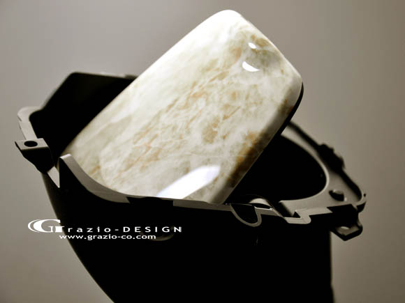 Grazio プリウス ZVW30 ホワイトフローライト フロントカップホルダーASSY