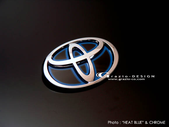 Grazio ハイエース 200系 標準ボディ（フロント）のみ ヒートブル－ エンブレム