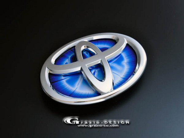 Grazio  ハイエース 200系 （フロント）のみ ヒートブルーエンブレム”EARTH”