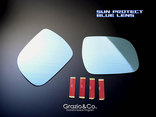 Grazio ヴェルファイア GGH20/ATH20 サンプロテクト・ブルーレンズ For.ドアミラー 