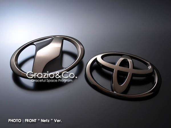 Grazio ウィッシュ 20系 ソリッドカラーエンブレム フロントTマーク （TOYOTAマーク）のみ