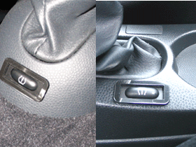 HALT Design BMW Mini R50/53　タイヤコンプスイッチトリム