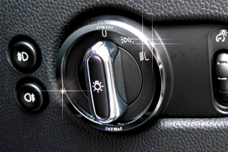 HALT Design BMW MINI  F56　ライトスイッチリング(クローム)