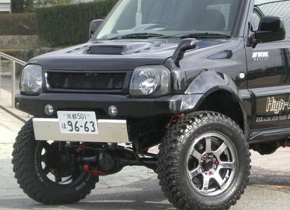 H.B.F ジムニー JB33/43 フロントバンパー タイプ2 ワイド