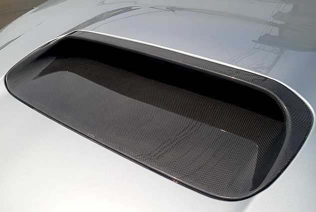 Hippo sleek WRX S4/WRX STI用 純正形状カーボンボンネットダクト クリアー塗装品