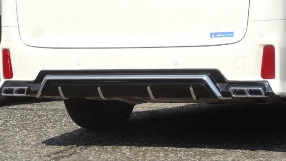 H-STYLE アルファード 30系　リヤガーニッシュ(エアログレード専用)　