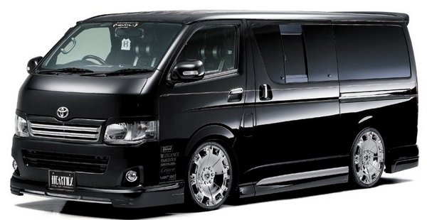 HEARTILY ハイエース 200系 標準ボディ 3型 3点セット(F,SS,R)