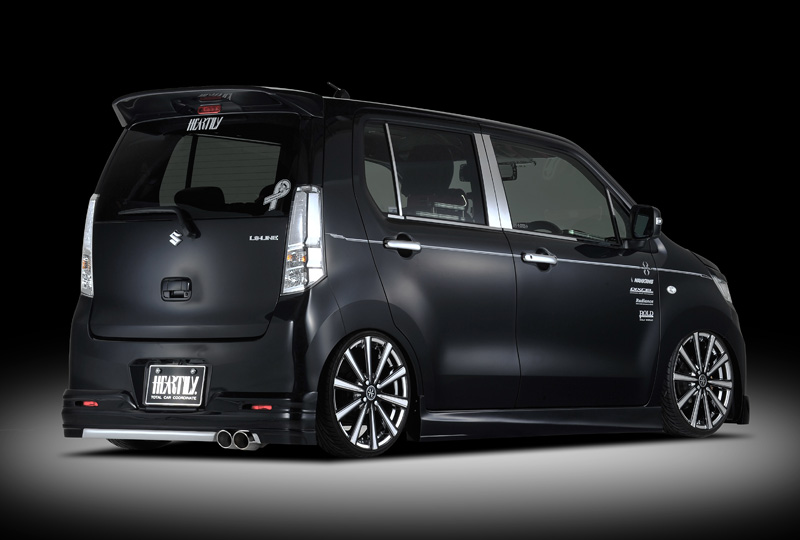 HEARTILY ワゴンRスティングレイ MH44　カーボンアンテナ