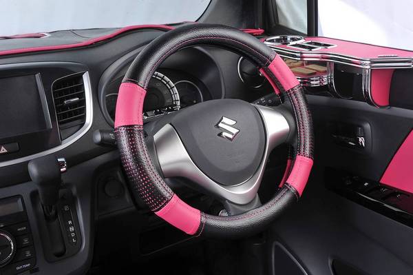 HEARTILY ワゴンR スティングレー MH34 HEARTILY＆Co ステアリングカバー