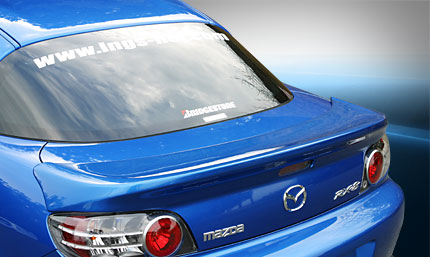ings RX-8 REAR TRUNK SPOILER FRP