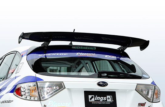 ings N-SPEC　IMPREZA GRB Z-POWER WING Wet Carbon