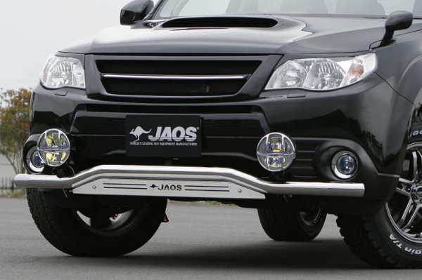 JAOS フォレスター SH#系 純正フロントアンダースポイラー同時装着可 JAOS フロントスキッドバー