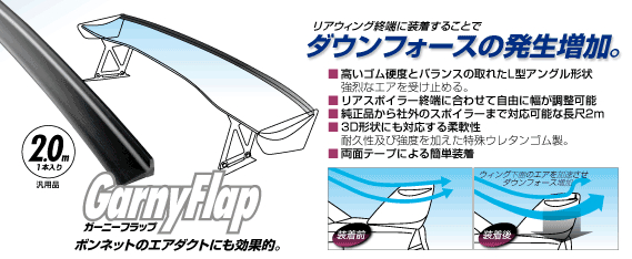 JURAN 汎用 ガーニーフラップ