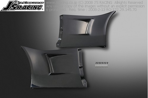 J's Racing S2000 AP1 TYPE-S フェンダー ダクトセット(左右）