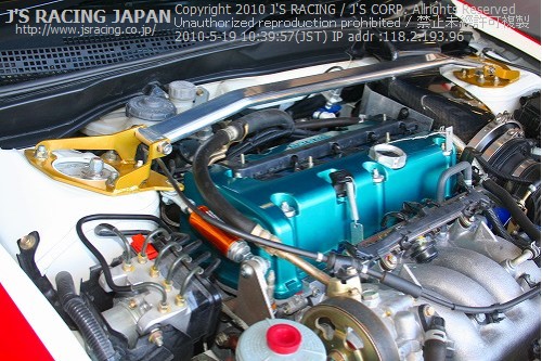 J's Racing CIVIC EP3 K20A SPLヘッドカバー