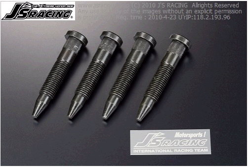 J's Racing CIVIC FD2 TYPE-R S耐 強化ロングハブボルト 10mm 1本