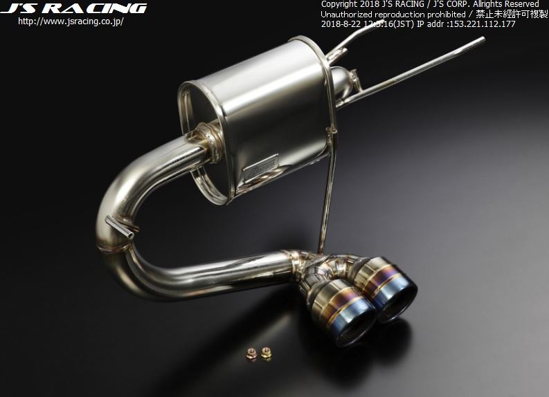 J's Racing S660 JW5 SUSエキゾーストリーガル50RS　for　M/T