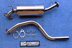 KC TECHNICA キャロル HB23S/HB12S FF専用 シャトルGTマフラー タイプB