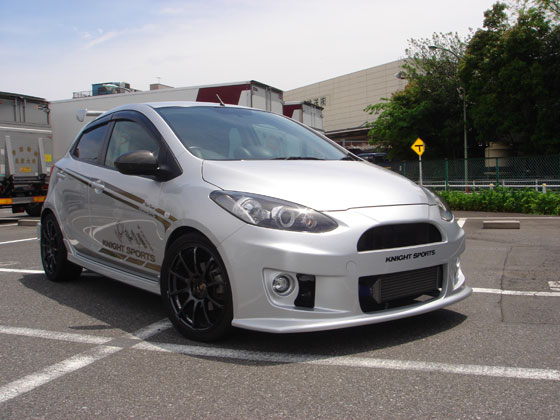 KNIGHT SPORTS DEMIO DE フロントバンパースポイラー Type-2