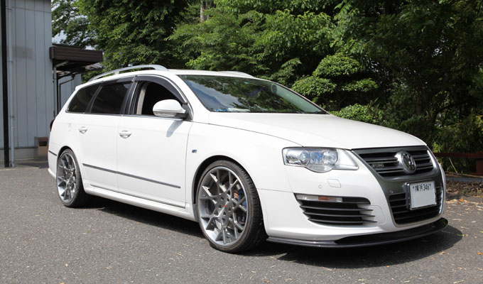 Kohlenstoff VW Passat R36　FRONT SPOILER　CARBON FIBER 