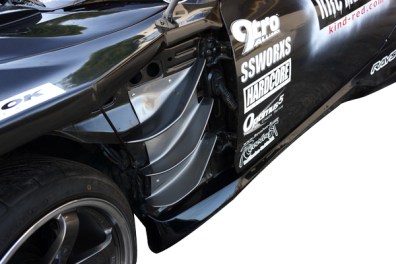 KRC modified RX-7 FD3S リブカナードパネル