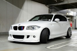 KRC modified BMW E87 フロント ハーフ スポイラー FRP