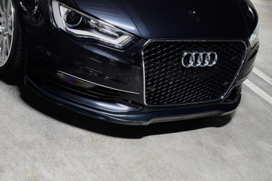 KRC modified Audi A3 (8V)  フロント ハーフ スポイラー FRP