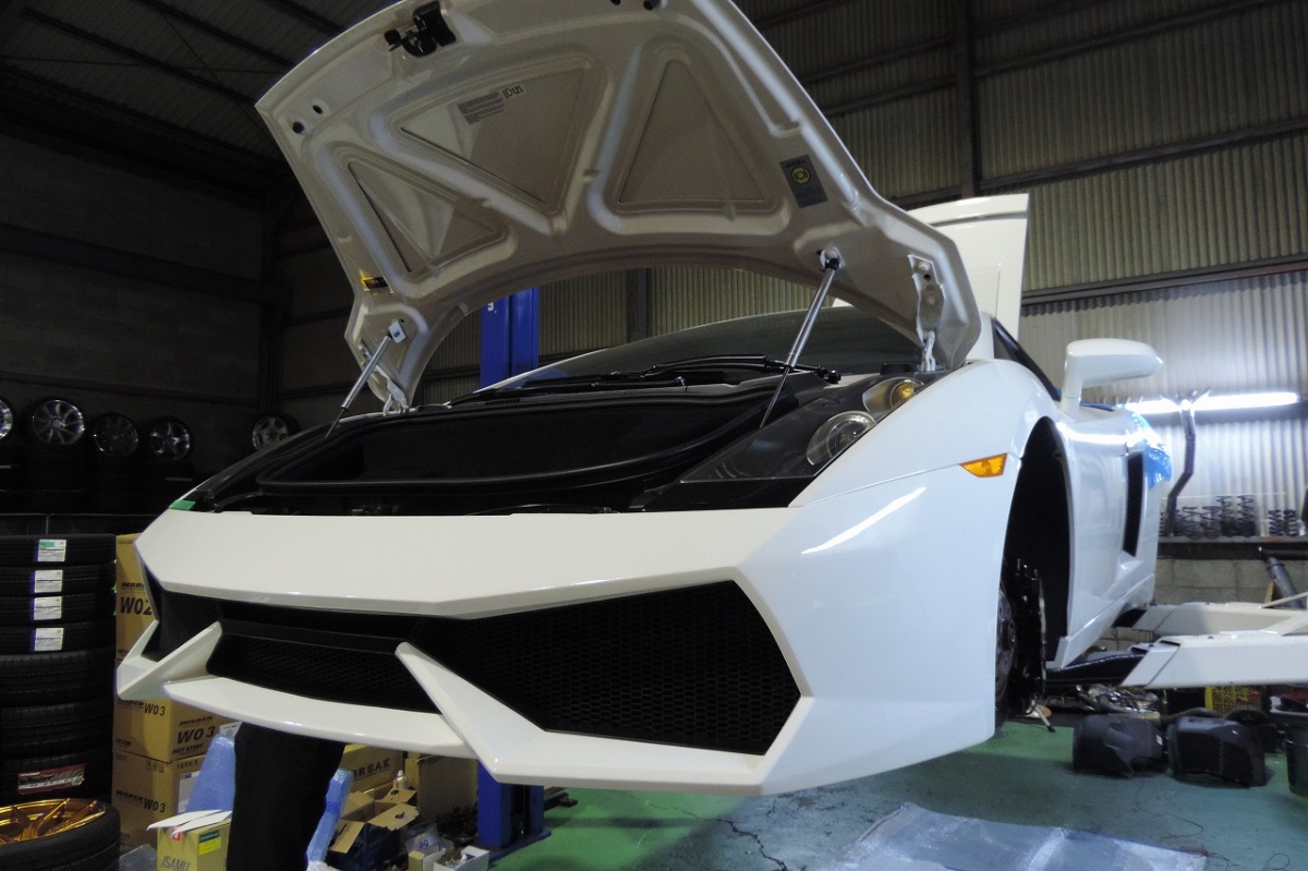 Ks Body Lamborghini Gallardo フロントバンパースポイラー
