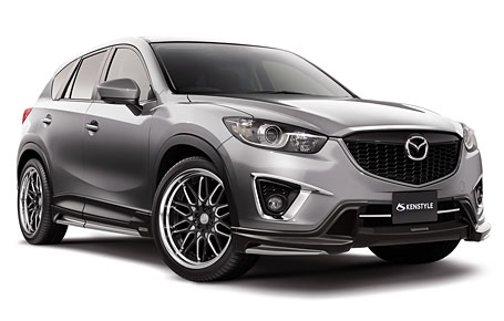 KEN STYLE CX-5 フロントバンパーフィン（メッキ）