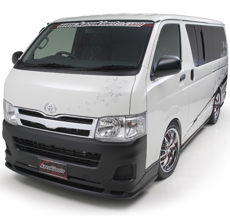 kazukiauto ハイエース 200系 3型 標準ボディ Monochrome Style エアロ3点キット (F/S/R)