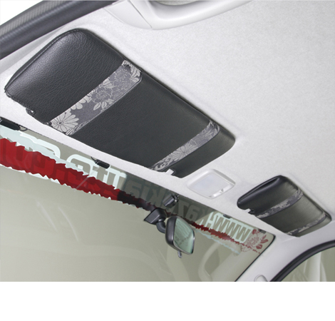 kazukiauto ハイエース 200系 標準ボディ サンバイザーカバー 京・和柄鯉 左右1セット