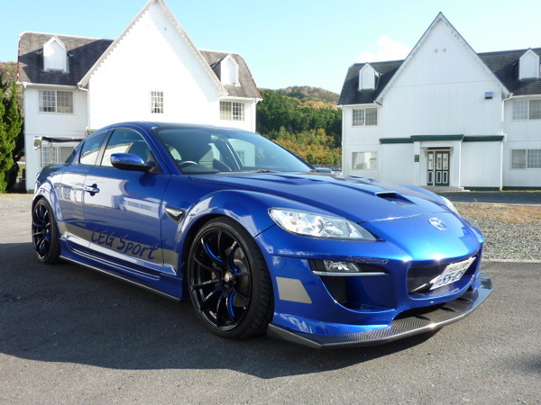 LEG MOTER SPORT RX-8 SE3P ＧＴカーボンリップ クラブスポーツバンパー専用 後期