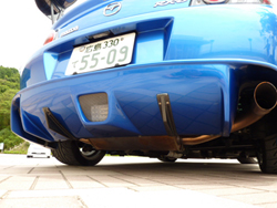 LEG MOTER SPORT RX-8 SE3P リアアンダーデュフューザー用スプリッター